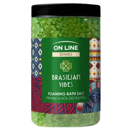ON LINE SENSES SÓL pieniąca do kąpieli BRASILIAN VIBES 480 g-32313