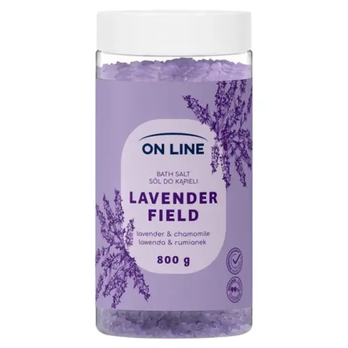 ON LINE Sól do kąpieli LAVENDER FIELD 800g -32317