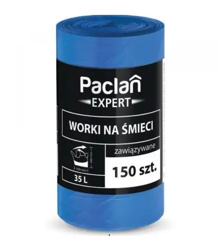 Paclan Worki na śmieci zawiązywane 35L 150 szt.-31963