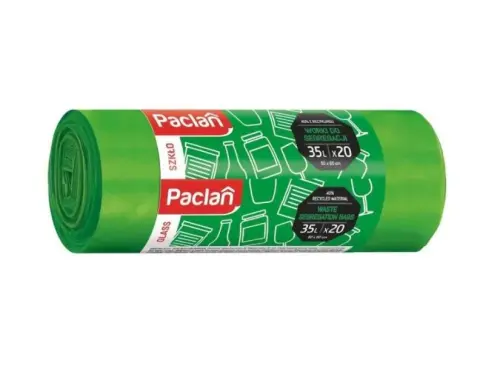 PACLAN worki do segregacji SZKŁO 35 L 20 szt-31959