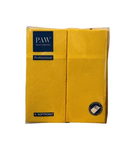 PAW SoftPoint Serwetki Żółte 32x38 cm, kieszonki 50 szt -32005
