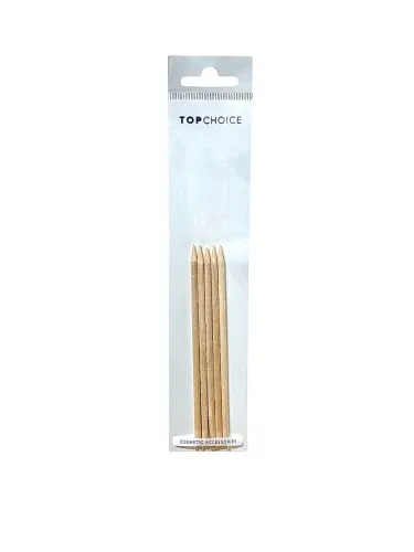 TOP CHOICE Patyczki do manicure drewniane 5 szt -31781
