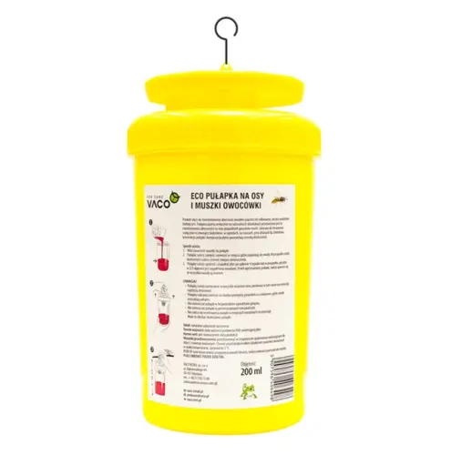 VACO Pułapka na osy, muchy i szerszenie + płyn 200 ml -32122