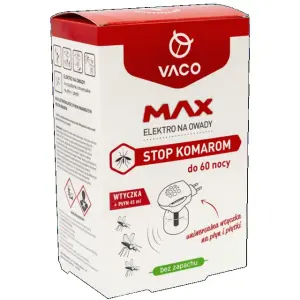 VACO Elektro MAX + płyn na komary 45 ml