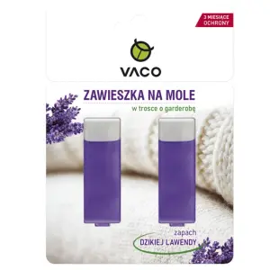 VACO Zawieszka na mole ubraniowe w żelu Lawenda 