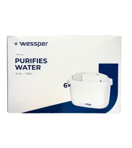 WESSPER Filtry do wody Aqua Max 6szt