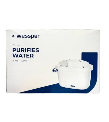 WESSPER Filtry do wody Aqua Max 6szt-32232