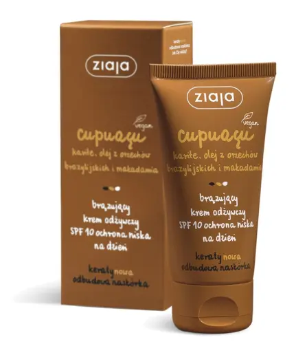 ZIAJA Cupacu Brązujący krem odżywczy SPF 10 50 ml -32392