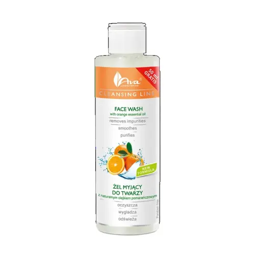 AVA Żel myjący do twarzy pomarańczowy 200ml-32511