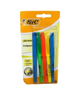 BIC Zakreślacze kolorowe 5 szt 