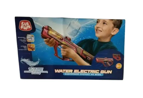 ZAB Elefun Elektryczny pistolet na wodę Czerwony -32474