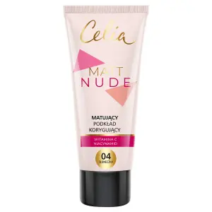 CELIA Matt Nude Fluid matująco-korygujący Słoneczny 04