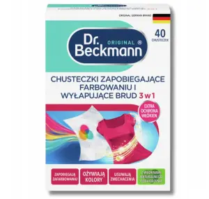 Dr Beckmann Chusteczki zapobiegające farbowaniu 40 szt 