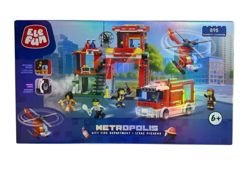 ELEFUN Klocki Straż Pożarna 895 pcs -33105