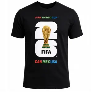 FIFA Koszulka Męska World Cup XL Czarna 