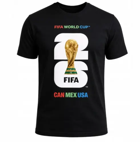 FIFA Koszulka Męska World Cup XL Czarna -33050