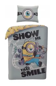 HALANTEX Komplet pościeli kołdra MINIONKI 200x160 cm
