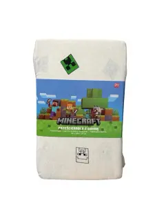 HALANTEX Minecraft Prześcieradło z gumką 90x200x25 cm 