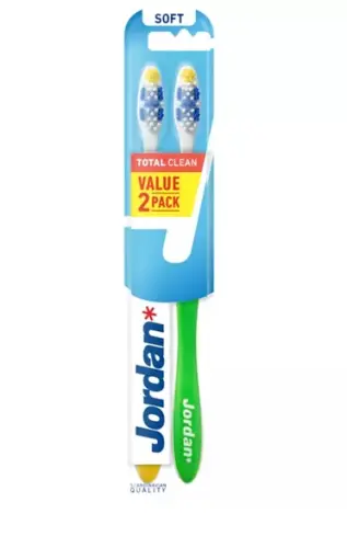 Jordan Total Clean Szczoteczka do zębów soft 2sztuki-32627