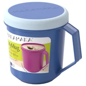 MAKAMAKA Kubek do mikrofali 670 ml Niebieski 