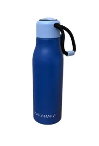 MAKAMAKA Butelka na wodę Niebieska 650 ml 