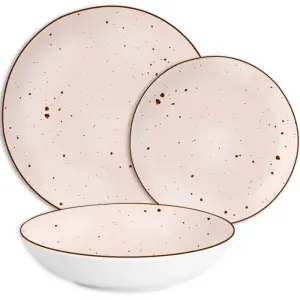 MG Home Zestaw obiadowy z porcelany 18 elementów 