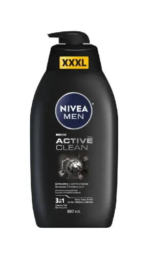 Nivea Żel pod prysznic Active Clean, 887ml-32842
