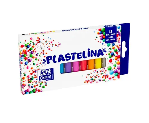OXFORD Plastelina 12 kolorów -33177
