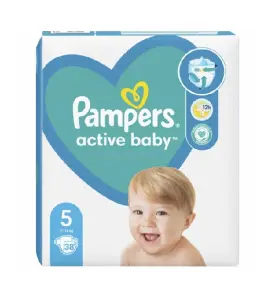 Pampers Active Baby Pieluszki Jednorazowe 5, 11-16KG, 38 Sztuk
