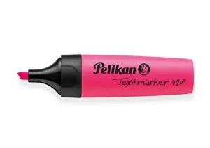 PELIKAN Zakreślacz Różowy 490