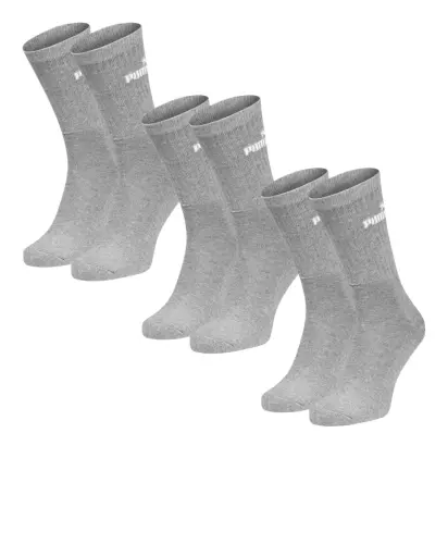 PUMA Crew Socks 3pak roz.39-42 Szare -33045