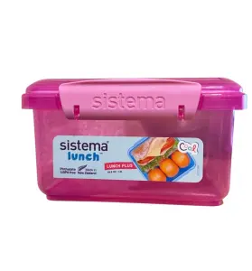 SISTEMA Śniadaniówka 1,2l Różowa