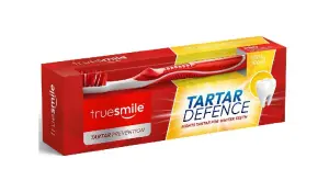 TRUESMILE Pasta do zębów 100ml Tartar Defence + szczoteczka