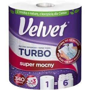 VELVET Ręcznik papierowy TURBO 340 listków