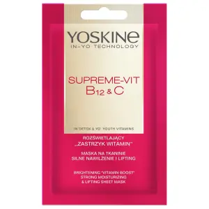 YOSKINE Supreme-Vit B12 Rozświetlająca maseczka 