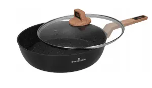 ZWIEGER LAVENA Patelnia głęboka 28cm z pokrywką