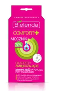 Bielenda Comfort + Skarpety zmiękczające do stóp z mocznikiem 2x 6ml