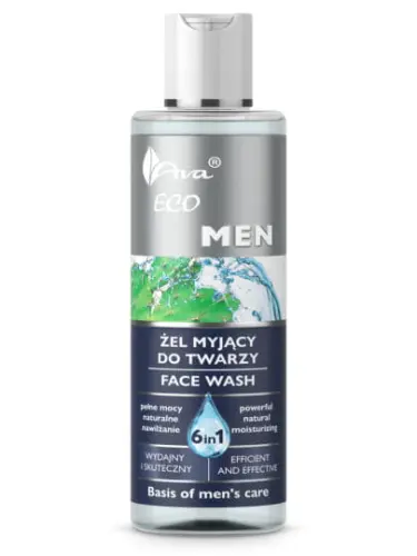 AVA MEN 6w1 Żel Myjący do Twarzy 200ml -9042