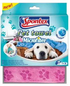 Spontex Pet Towel Ręcznik dla psa i kota Róż 