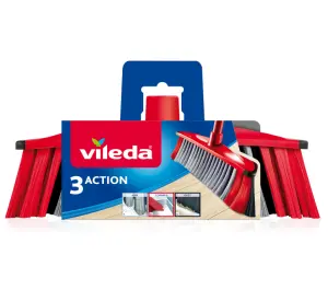 VILEDA 3Action Szczotka Miotła bez Drążka
