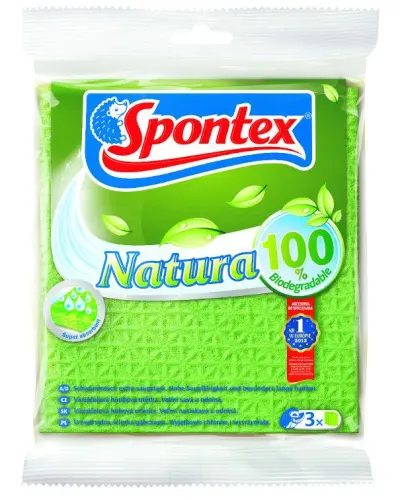 SPONTEX Ścierka Gąbczasta Natura 3szt. -6714